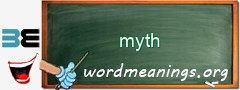 WordMeaning blackboard for myth